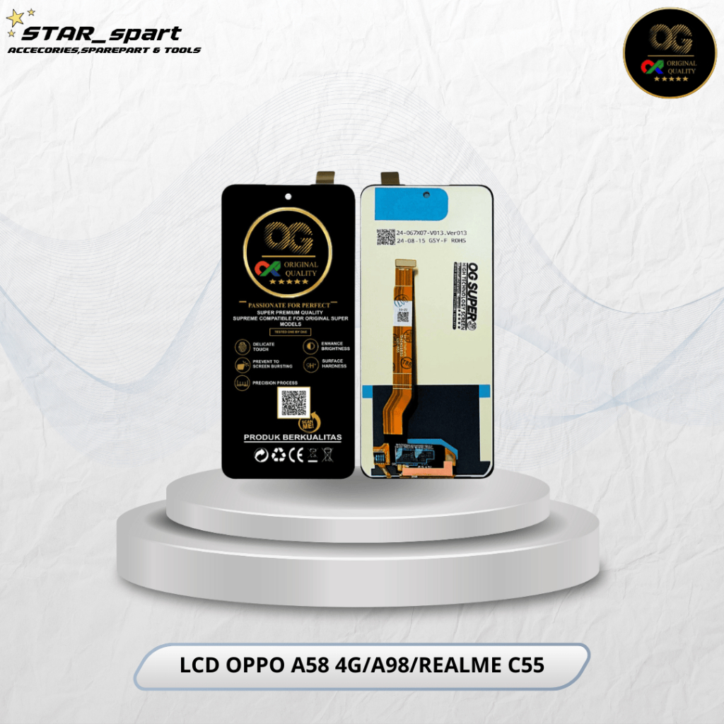LCD OPPO A58 4G/A98/C55/REALME 11 5G/NARZO NOTE 55 / OG LCD/LCD OG/LCD OPPO/OPPO LCD