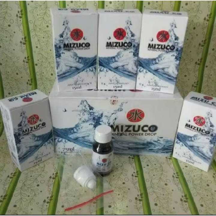 Mizuco Mineral Power Drop / Mizuco Mineral Power Drop 1 Box Isi 5 Botol