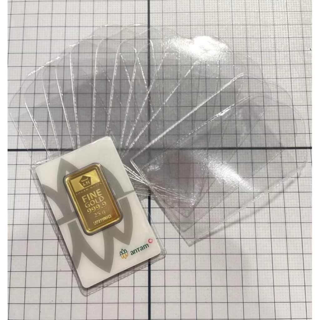 

{PAKET ISI 12} PLASTIK ANTAM UBS KTP SIM KTA DAN CARD LAINNYA TEBAL LENTUR