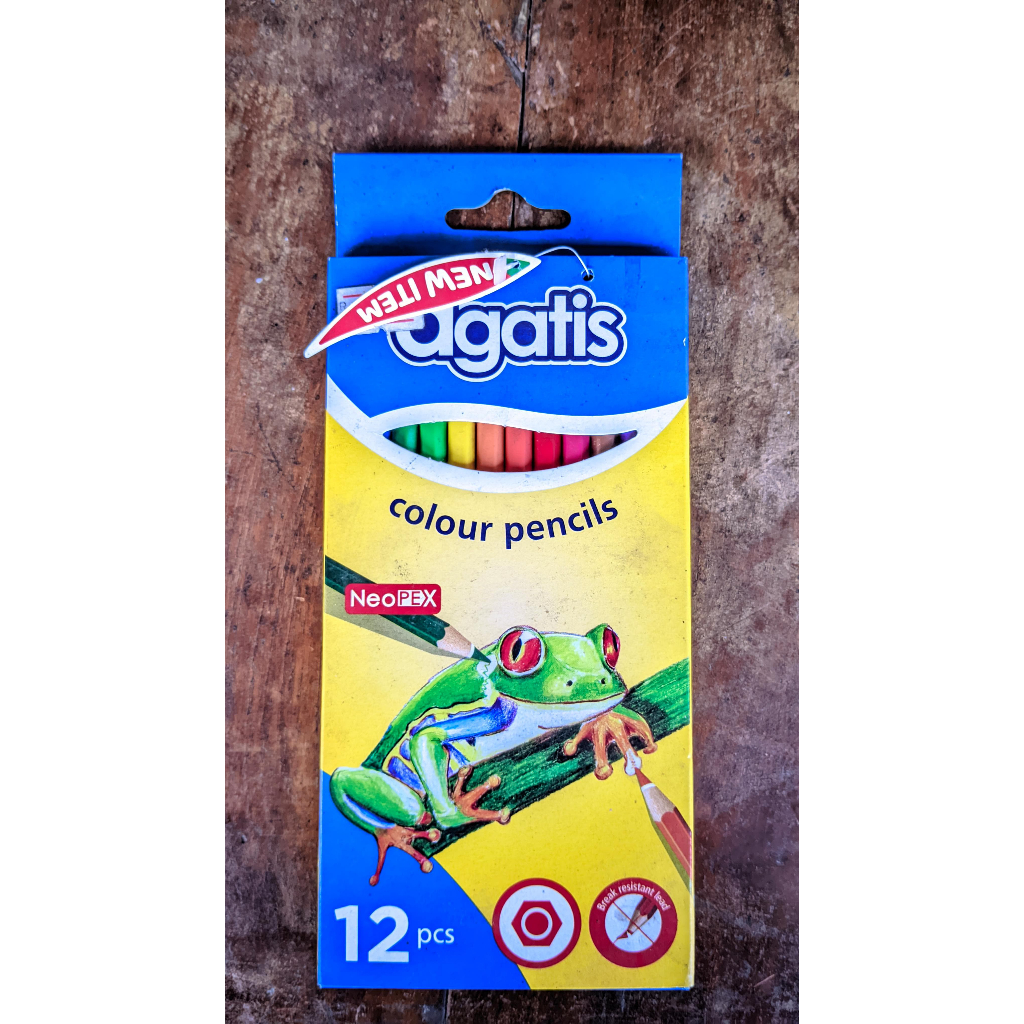

Agatis Neopex Pensil Warna 12 Color Panjang/Pensil Warna 12L Agatis