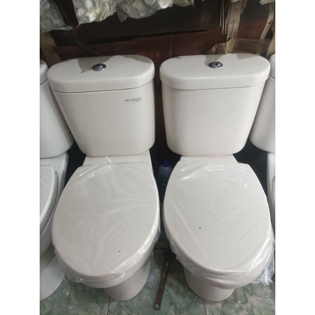 kloset duduk toto | wc duduk toto | toilet duduk toto | tipe cw421j warna ( pastel ipori) ecoflush t