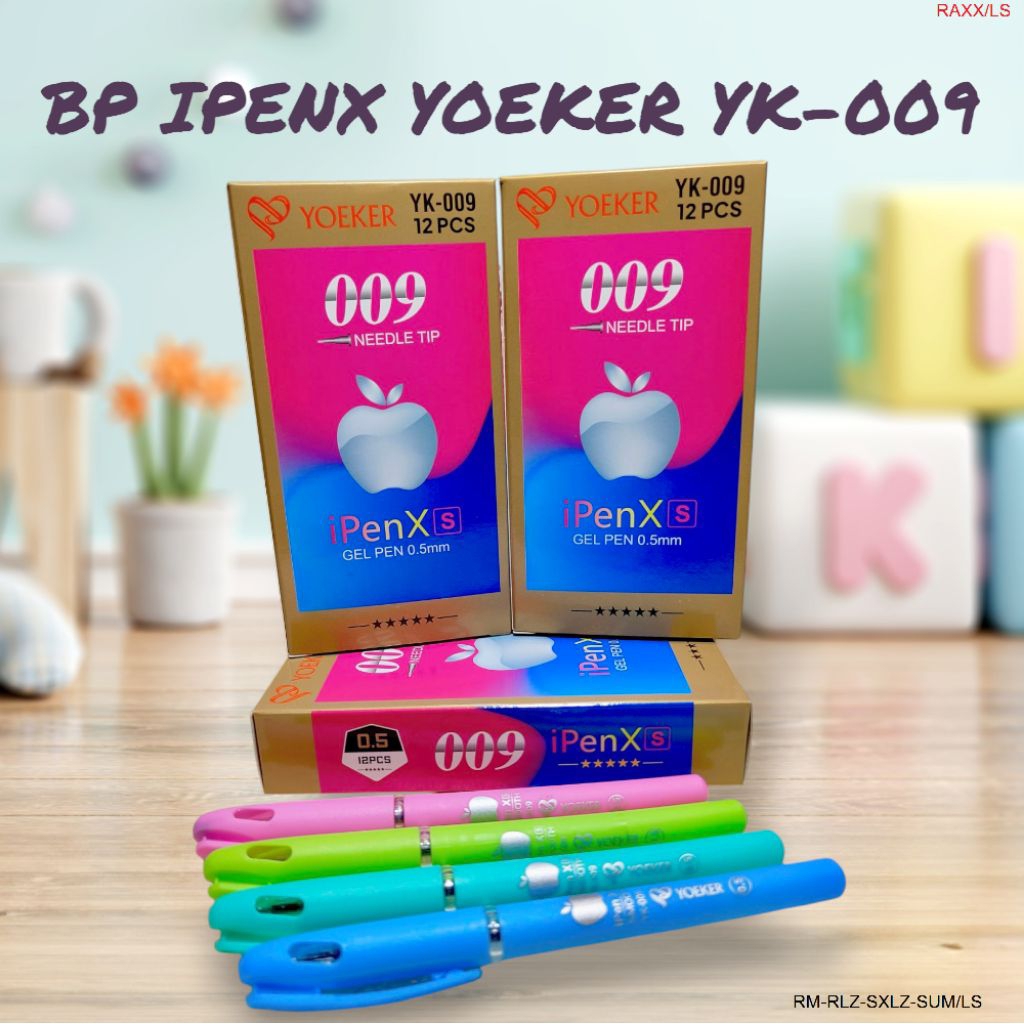 

SQ Yoeker Pen Ipen YK-009/Pulpen Cair Tinta Hitam/Per Lsn