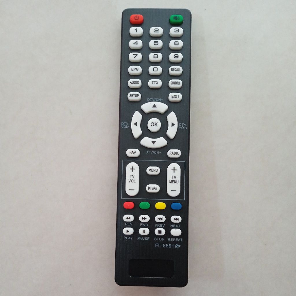 Remote Mesin TV Digital Tuner WCOM Tipe SPQ8991N-DVB / Remot Mesin TV Tabung Digital DVBT2 WCOM