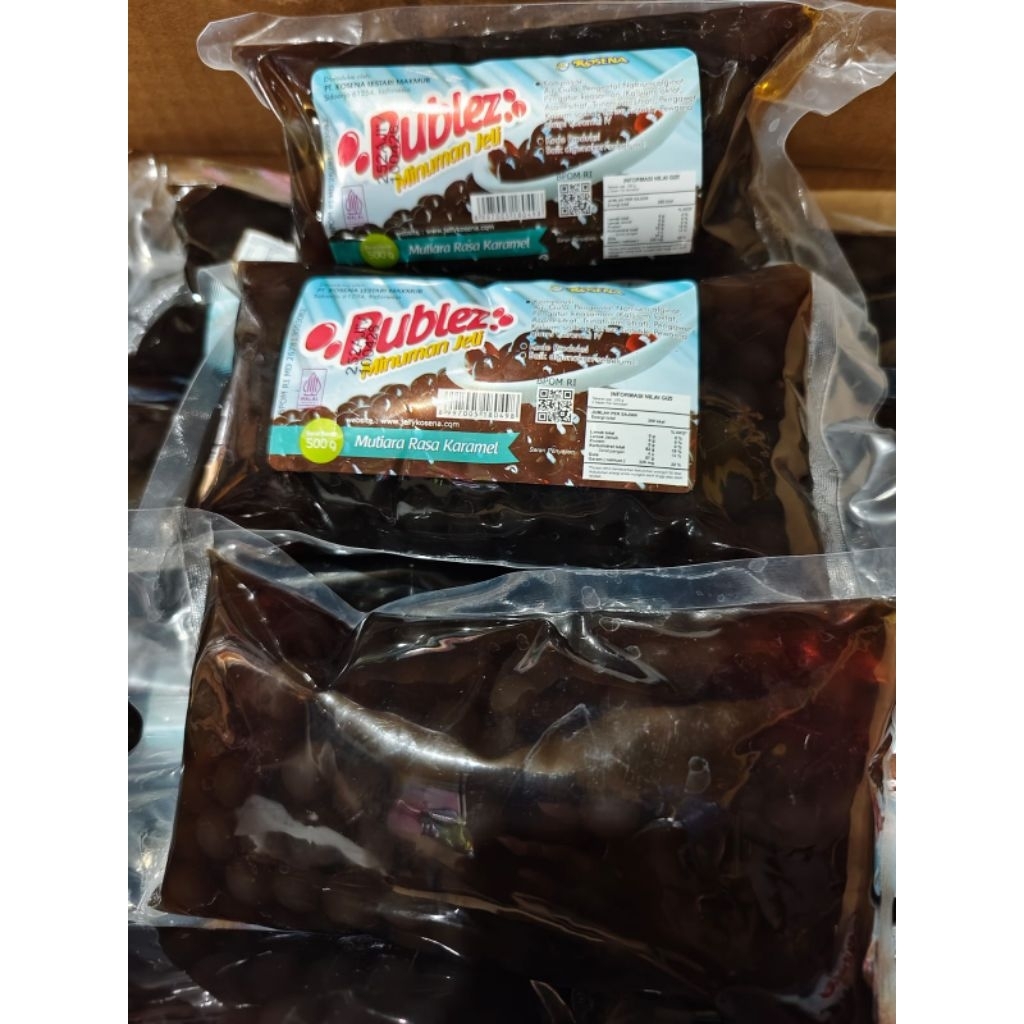 

Boba Bublez Jeli Mutiara Rasa Karamel 500g