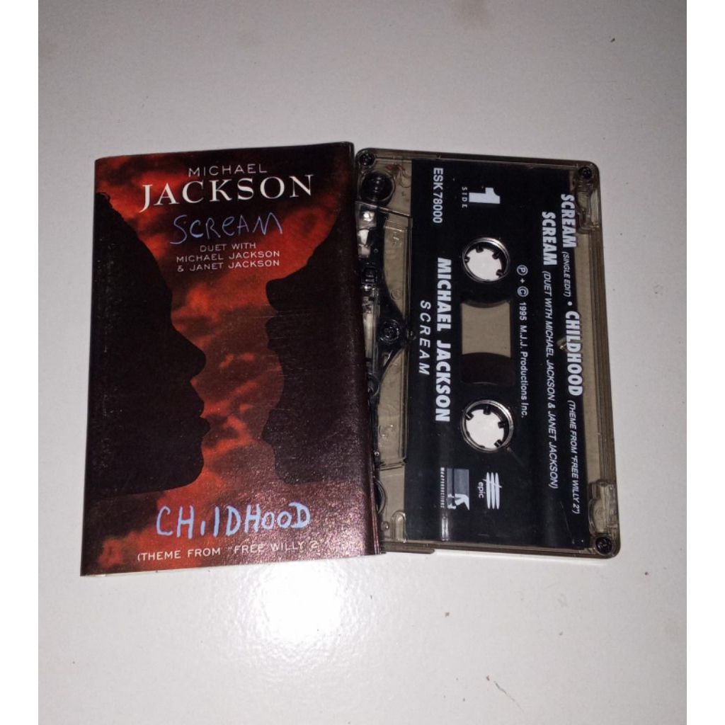 kaset pita michael jackson - scream