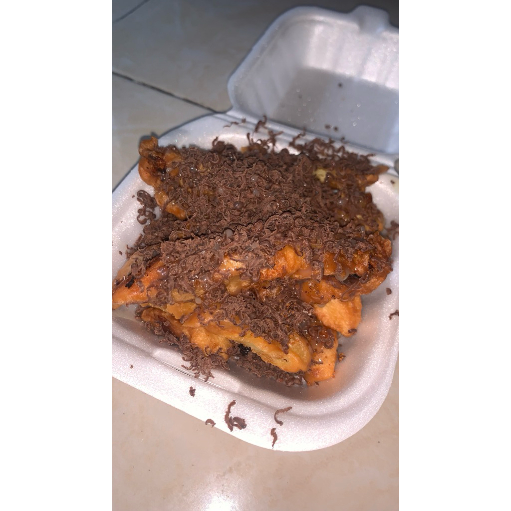 

pisang coklat lumer
