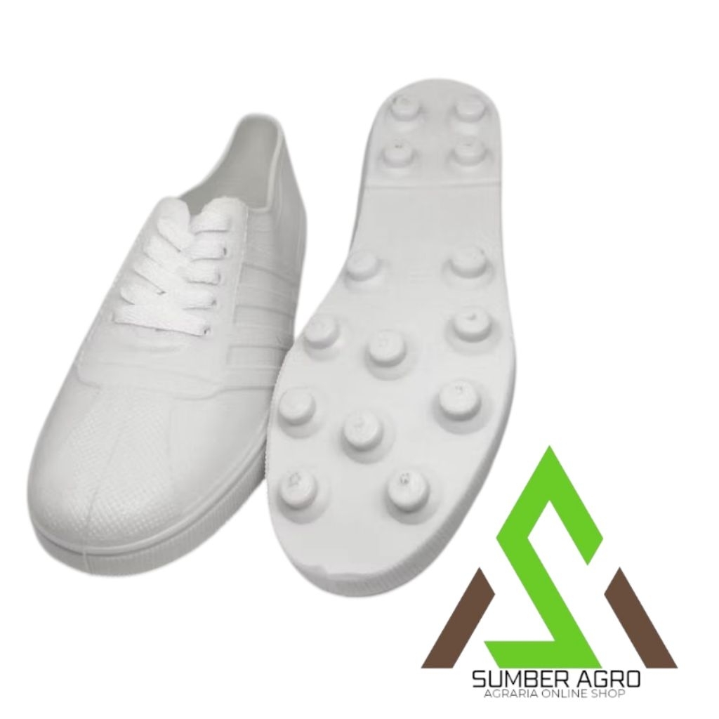 [ ORI 100% ] SEPATU AP BOOTS PENDEK PUTIH / SEPATU SAWAH / SEPATU AP CUCUK / SEPATU PUTIH TOMI / SEP