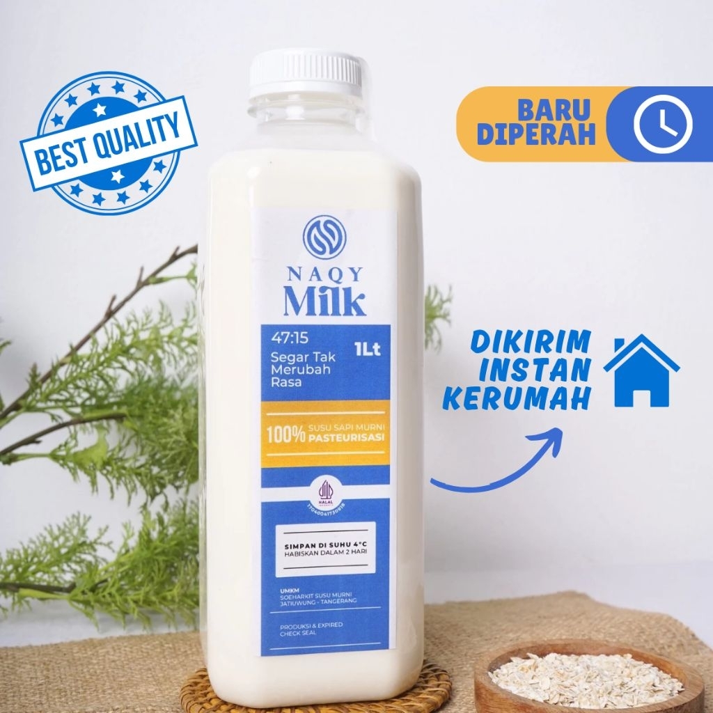 

Naqy.Milk Susu Sapi Pasteurisasi 1L.