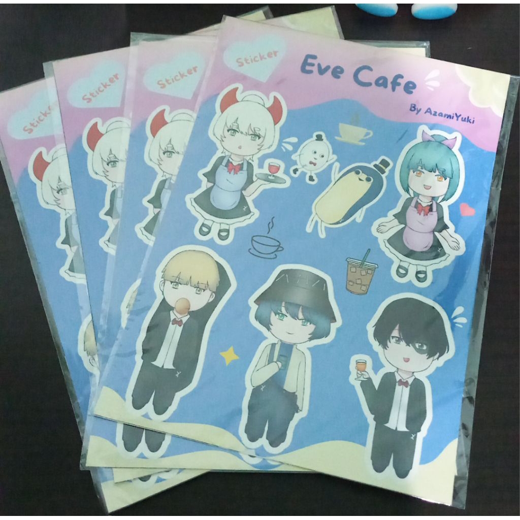 

[READY STOCK] Sticker Utaite Eve Cafe by AzamiYuki