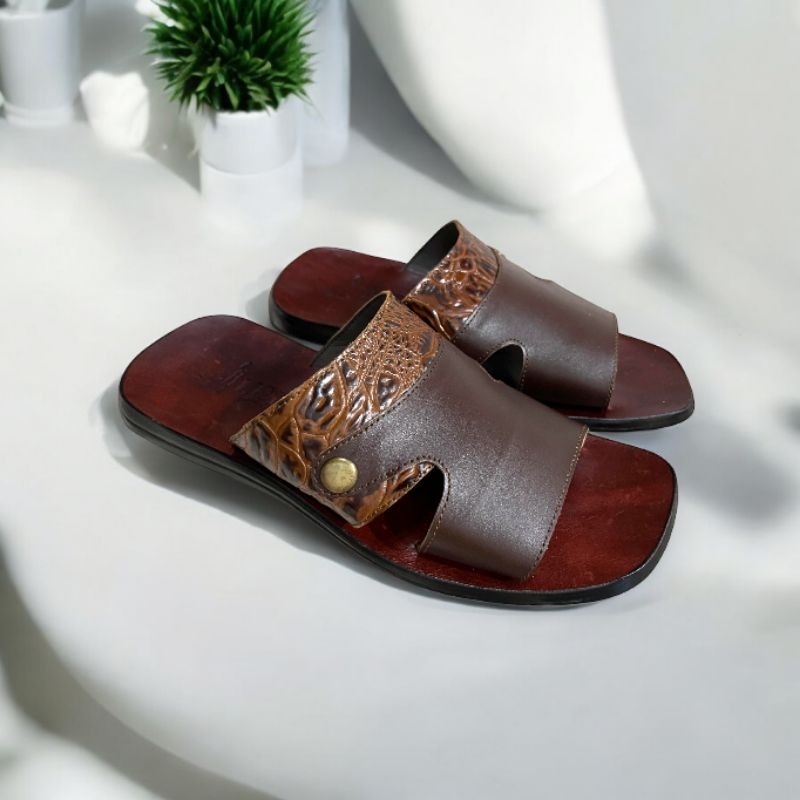 Sendal Liberty Corak Mocca