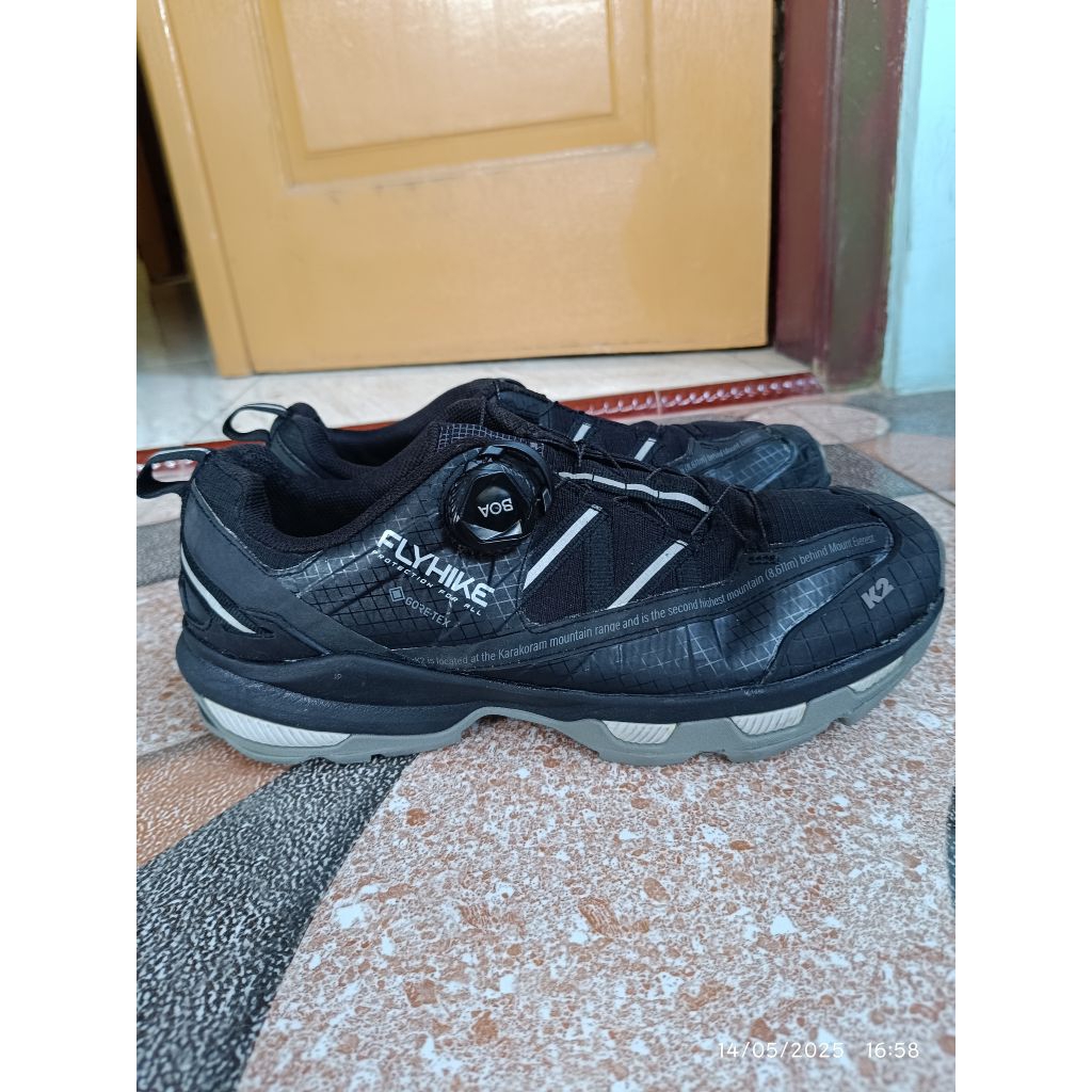 Sepatu K2 flyhike size 41 boa system