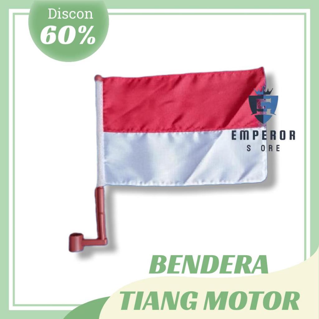 Bendera Tiang Merah Putih Aksesoris Untuk Motor Bendera Tiang HUT Kemerdekaan Indonesia