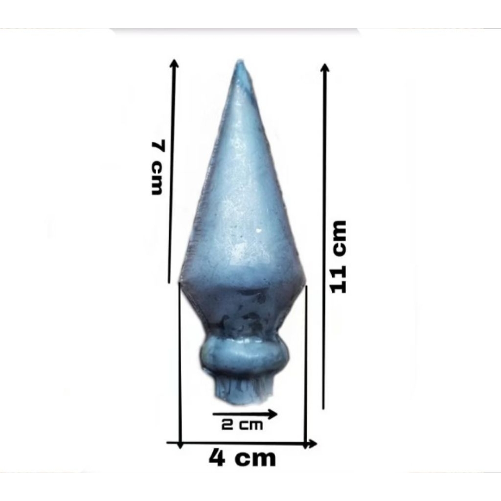 Tombak Jantung Ornamen Pagar Bahan plat Besi