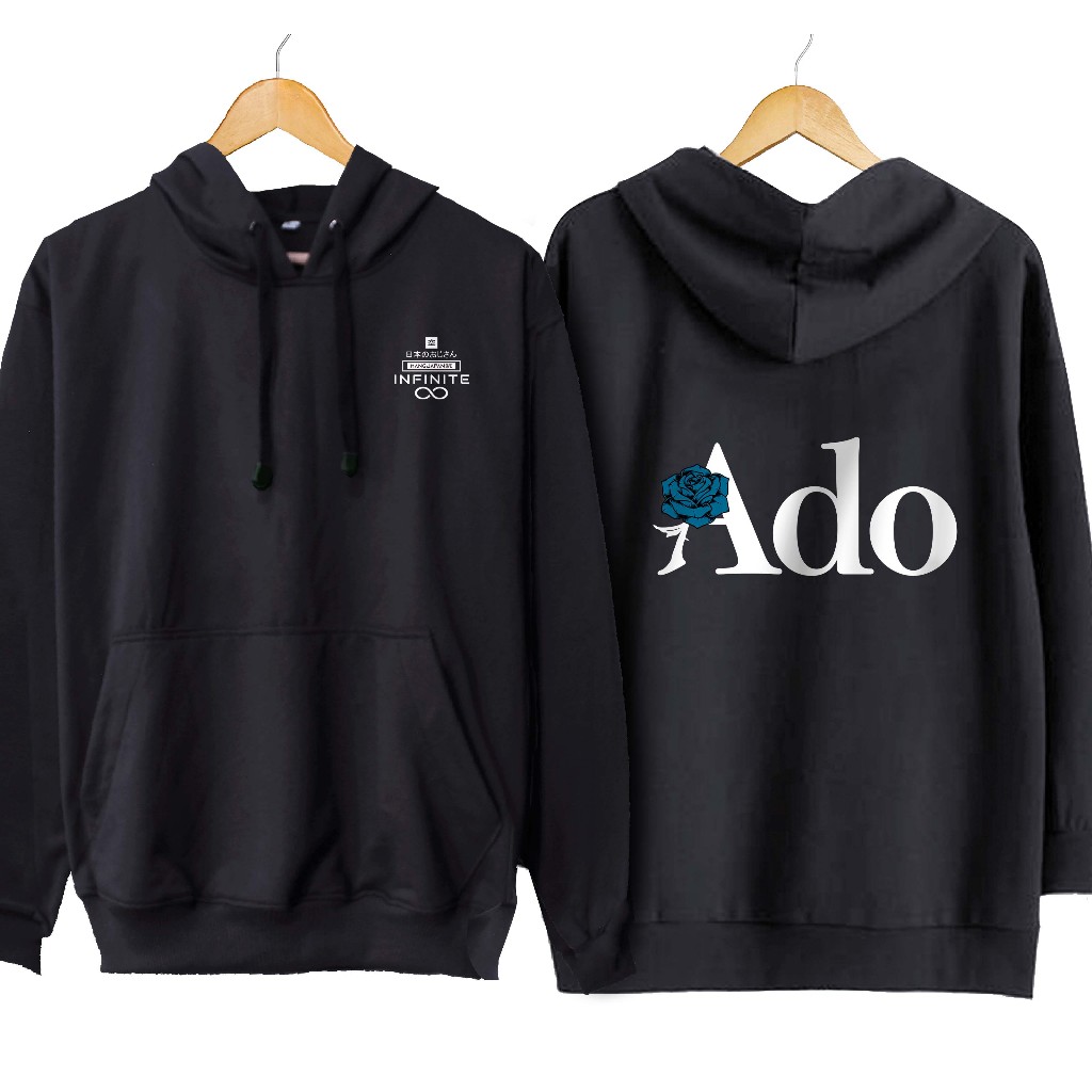 Jaket hoodie jumper infiniteADO LOGO-JAPAN MUSIC JPOPmaterial fleece