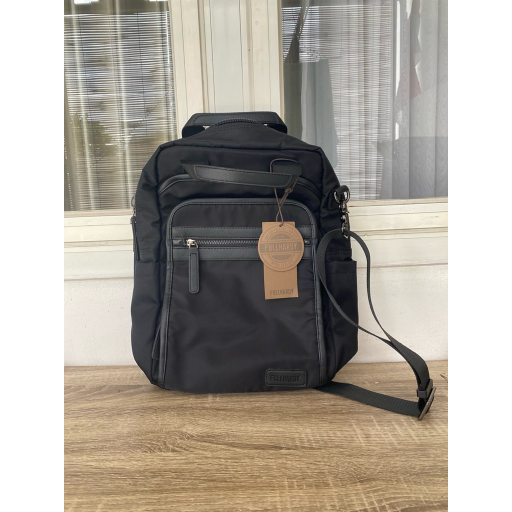 PRELOVED - Tas Ransel Nylon Fullhardy NYLR 16703 - Hitam