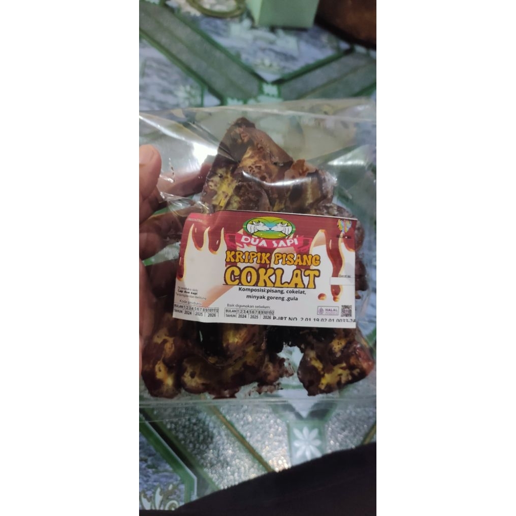 

cap dua sapi keripik pisang