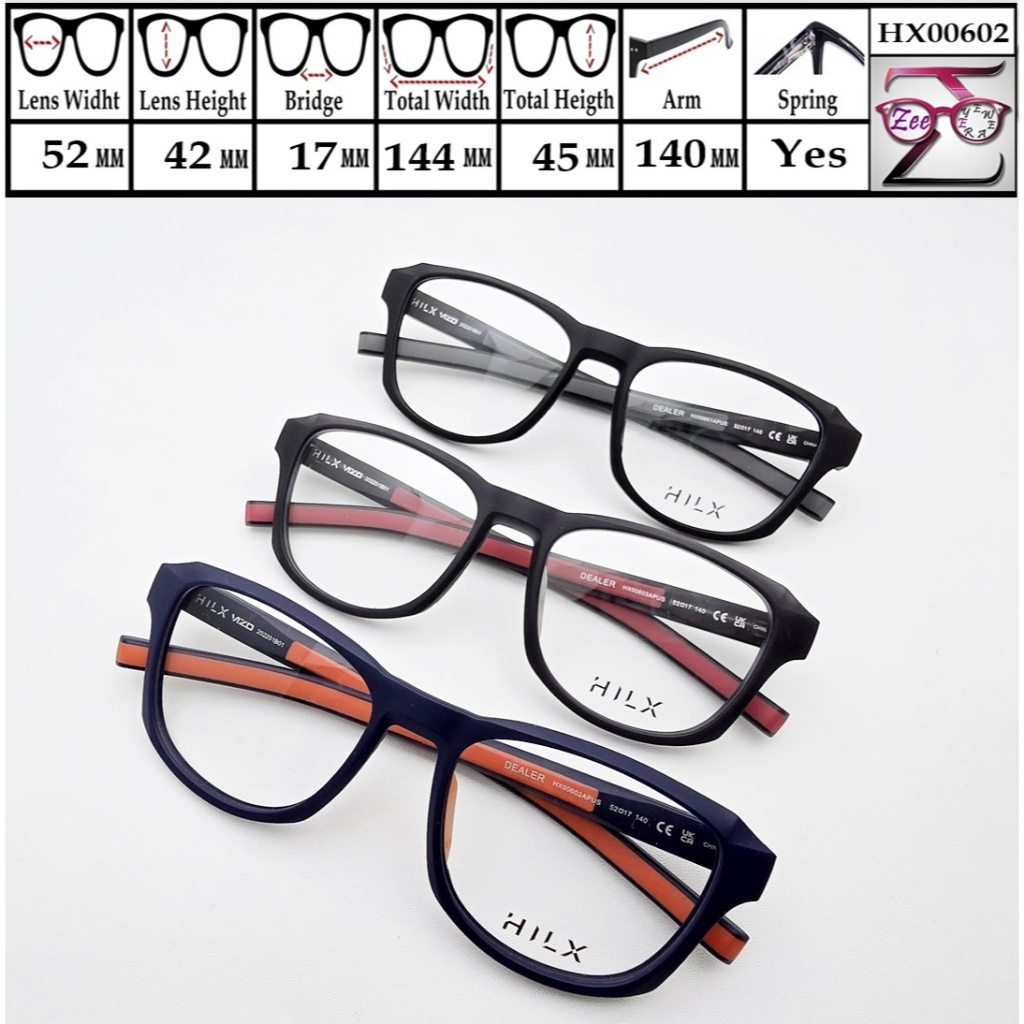 new frame kacamata minus 100% ORIGINAL HILX  kacamata sport frame kacamata  elegan kacamata trendy t