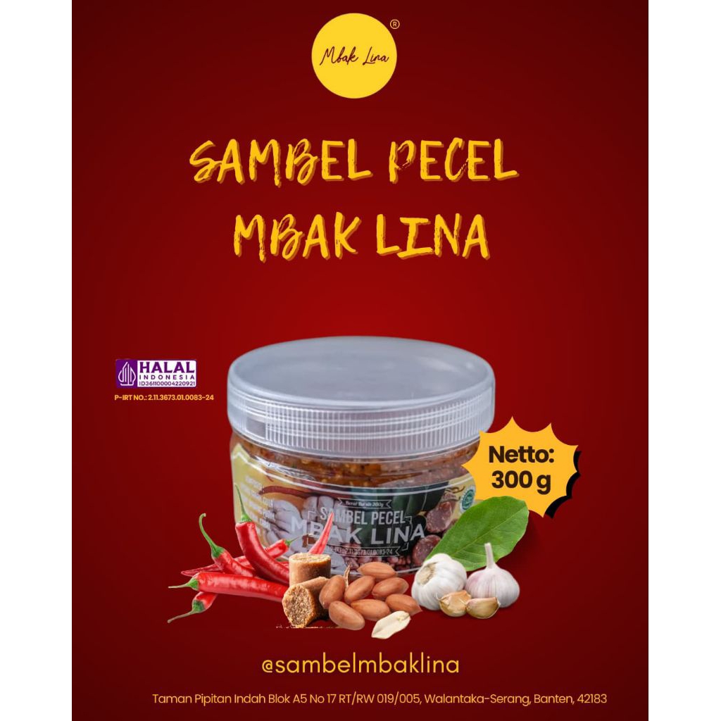 

Sambel Pecel Mbak Lina Ukuran 300 Gram