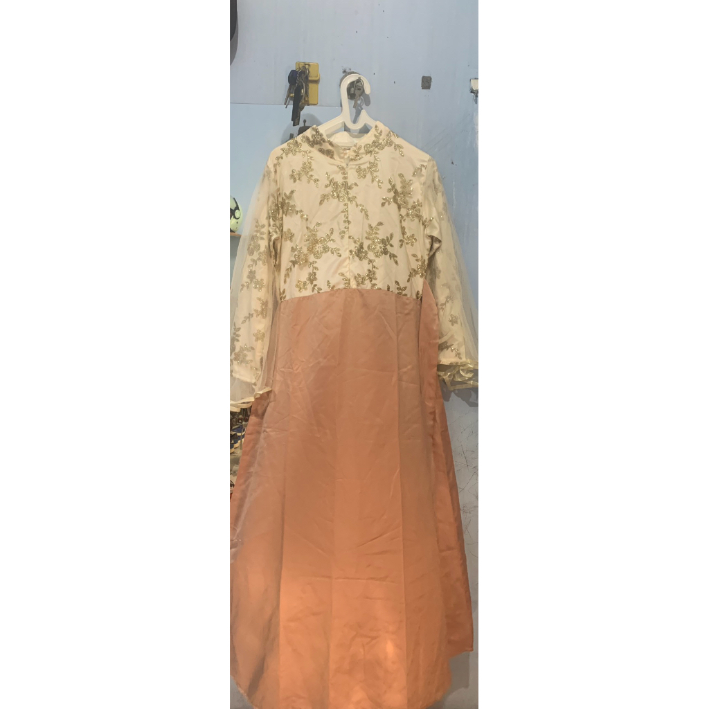 dress kebaya organza preloved sekali pakai