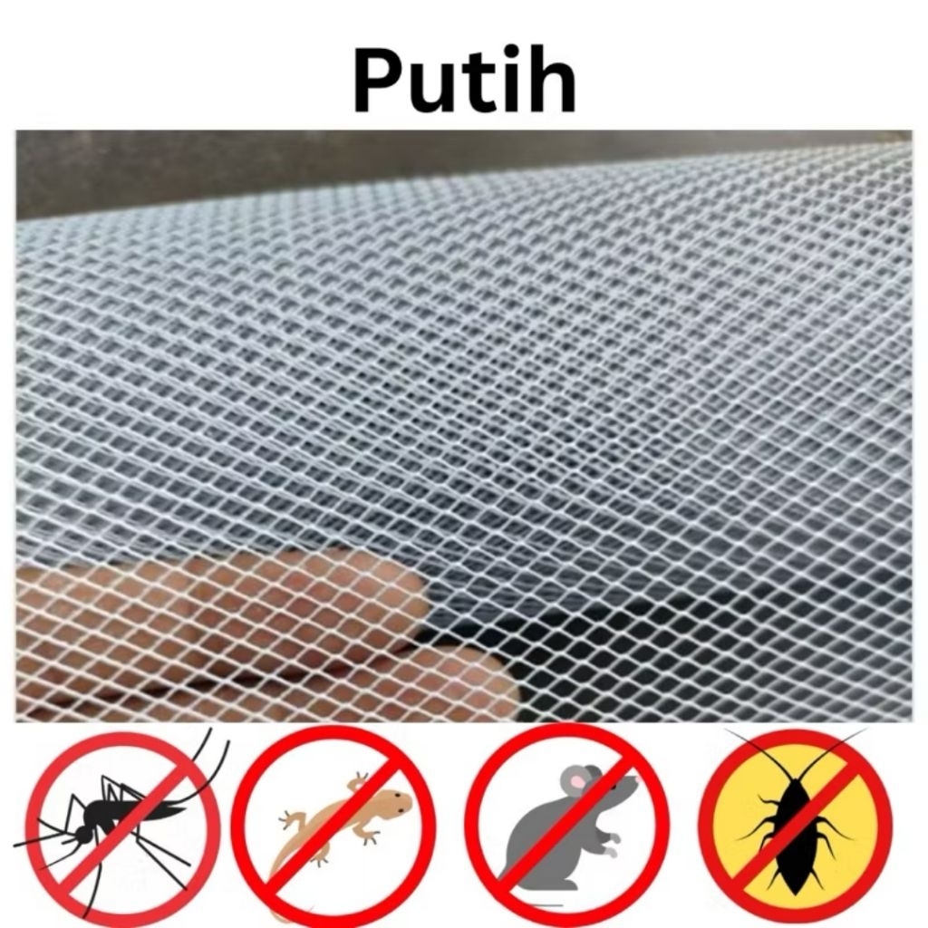 kawat nyamuk almunium ventilasi 100 cm x panjang 50 cm / kawat nyamuk ventilasi