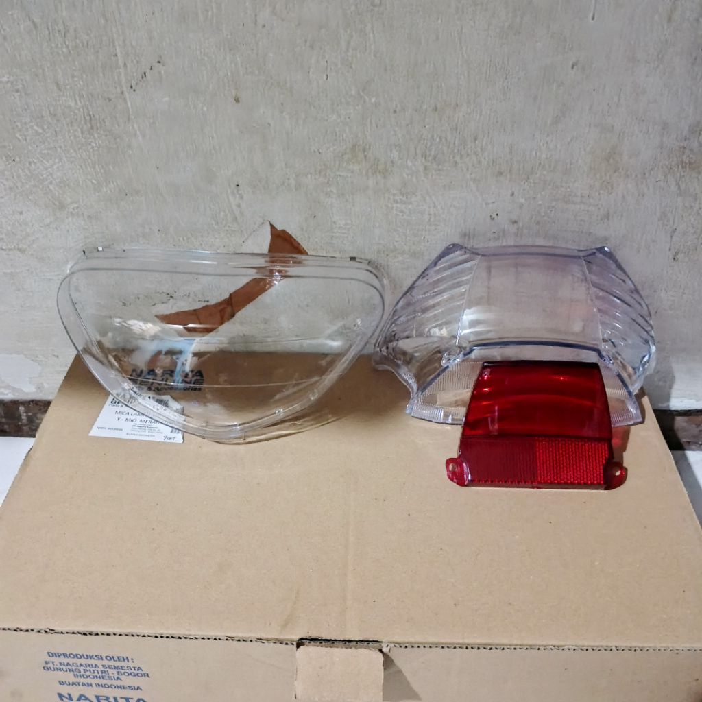 FAKETAN MIKA DEPAN + MIKA LAMPU STOP MIO SPORTY  MIO LAMA