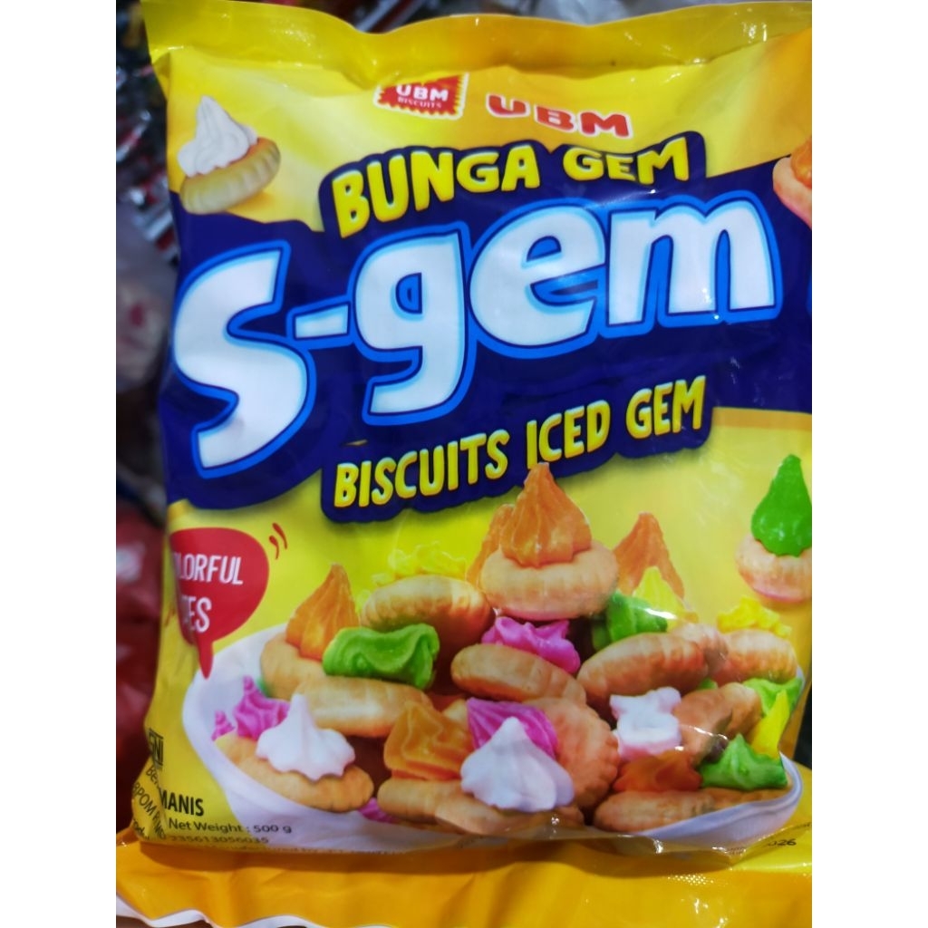 

Biskuit bunga Gem 500gr