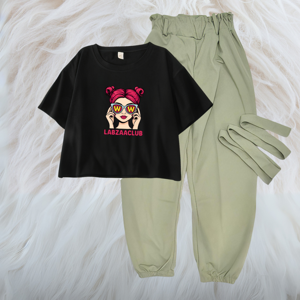 Choice Ali - Jiwon Set Jogger Korea Style Labzaaclub