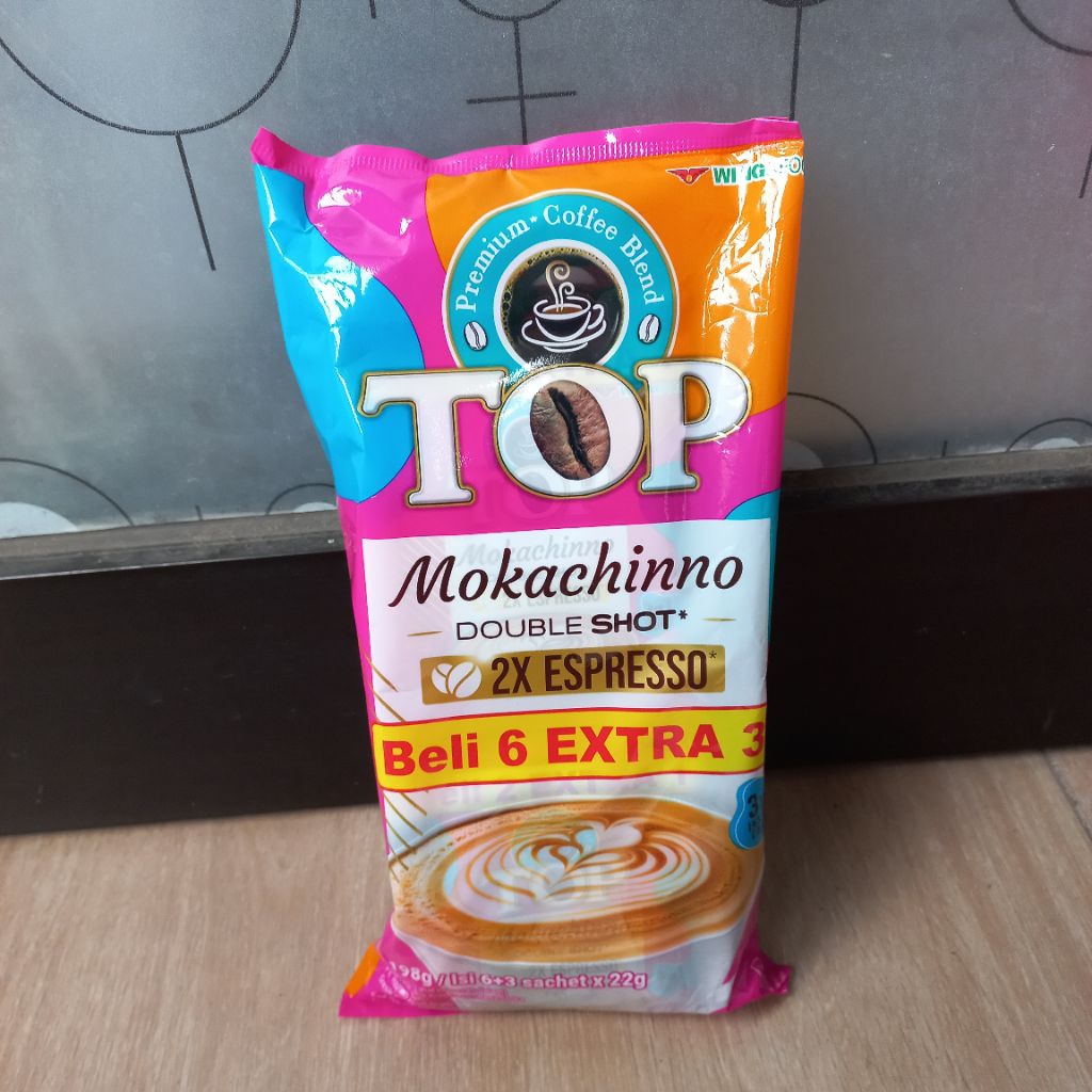 

Murah Meriah 9 Sachet Top Mokachino Double Shot 2x Espresso (6 extra 3) Coffee Powder Bubuk