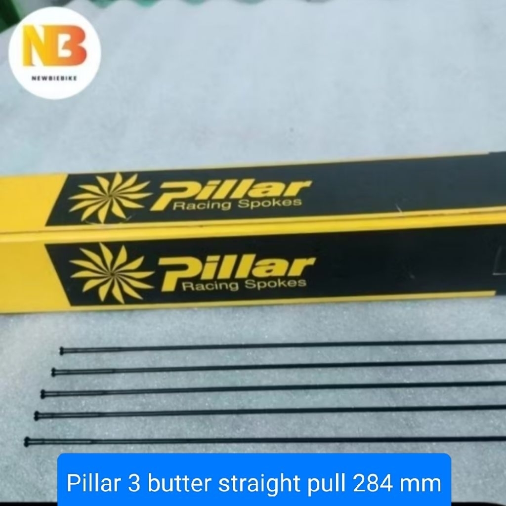 Ruji Jeruji Spoke Pillar Straight Pull Triple Butted Racing Spoke | jeruji Jari Jari Pillar Triple B