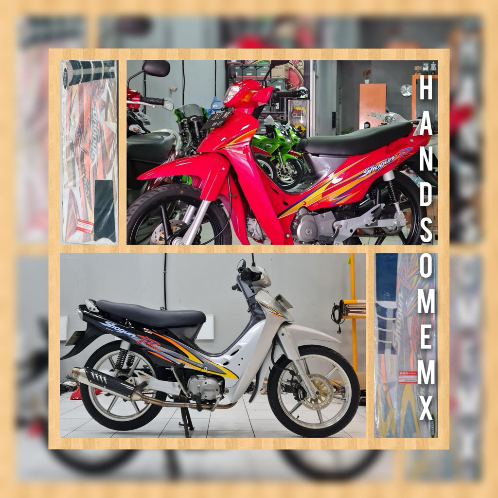 striping suzuki shogun 110 ori stripe shogun 110 sticker shogun 110 original SGP stiriping body shog