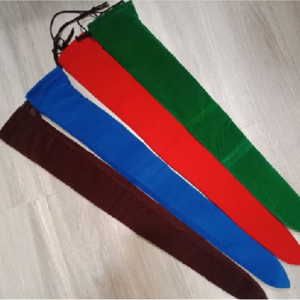 Tempat Sarung Tongkat Komando Kain Bludru