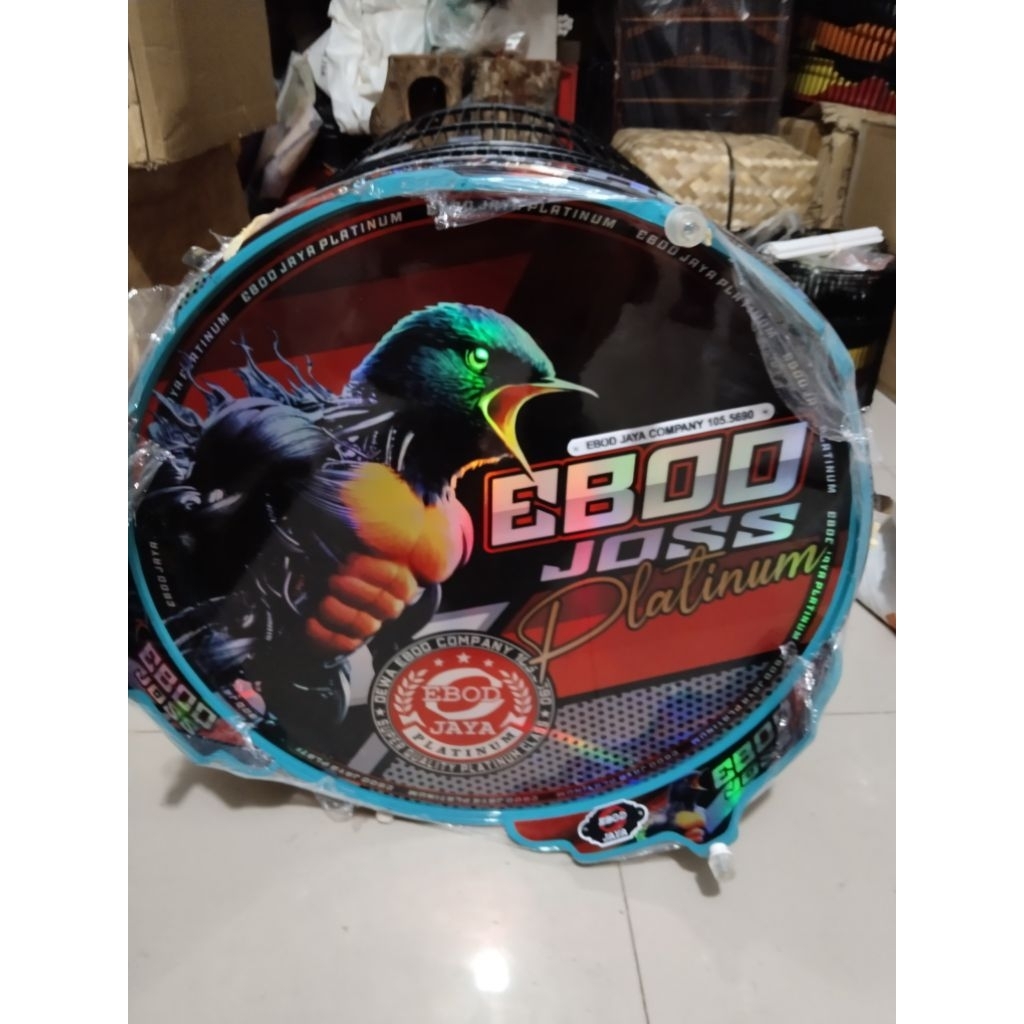 Silvisedut Sangkar Murai Ebod Jaya Pvc Halogram Decal No 2 Klem Koper Original Ebod