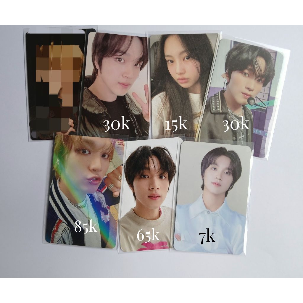 Photocard pc official nct dream 127 haechan renjun jaemin nctzone christmas bakery house glitch mode