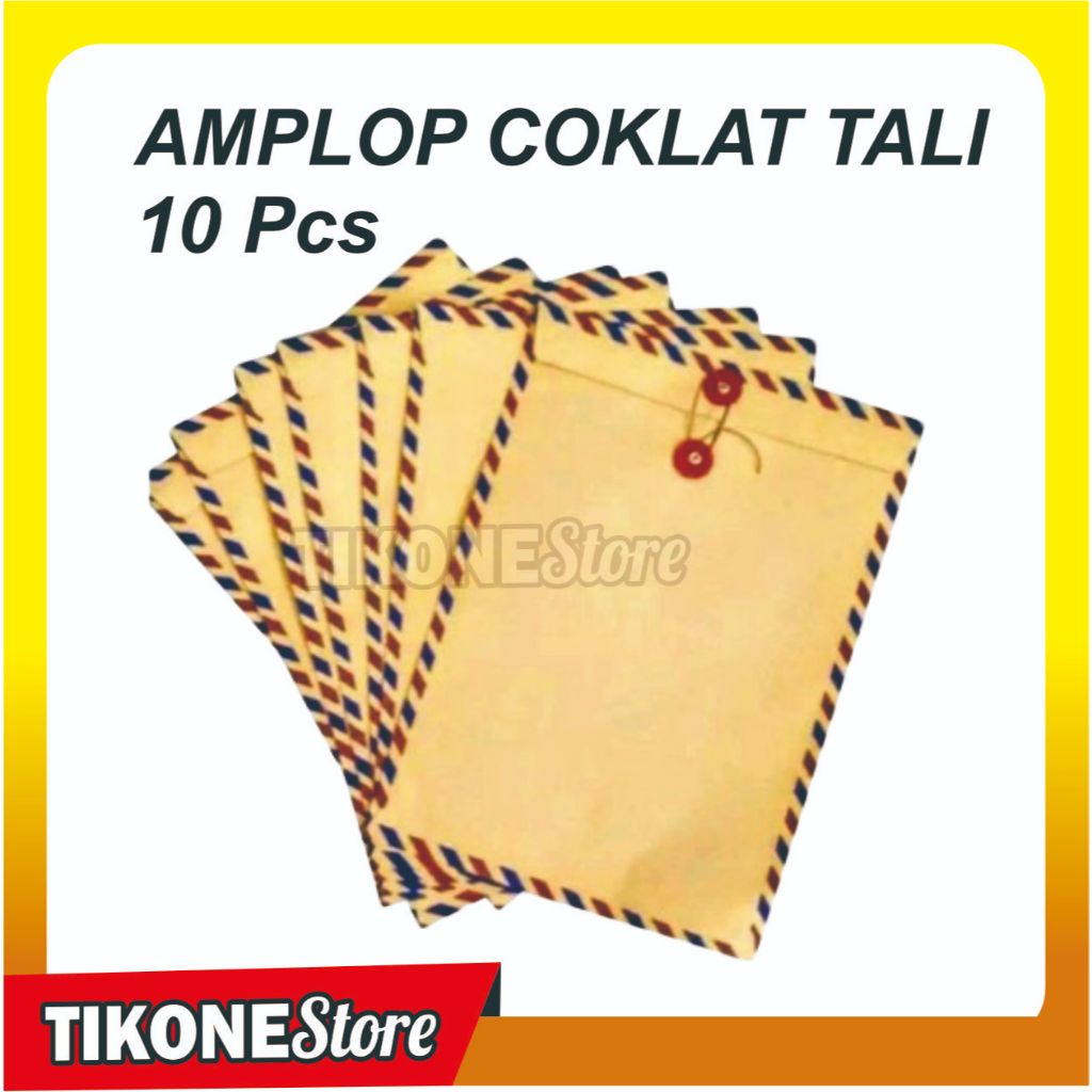 

AMPLOP COKLAT TALI / AMPLOP LAMARAN KERJA 10PCS