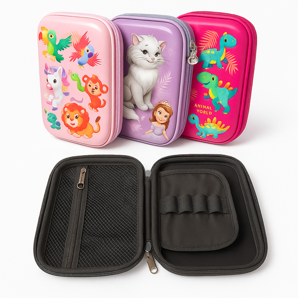 

Kotak Pensil Lebar Resleting 6D seperti Smiggle / Tempat Alat Tulis Timbul