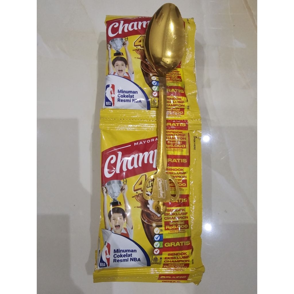 

CHAMPION MINUMAN COKELAT BERENERGI FREE SENDOK