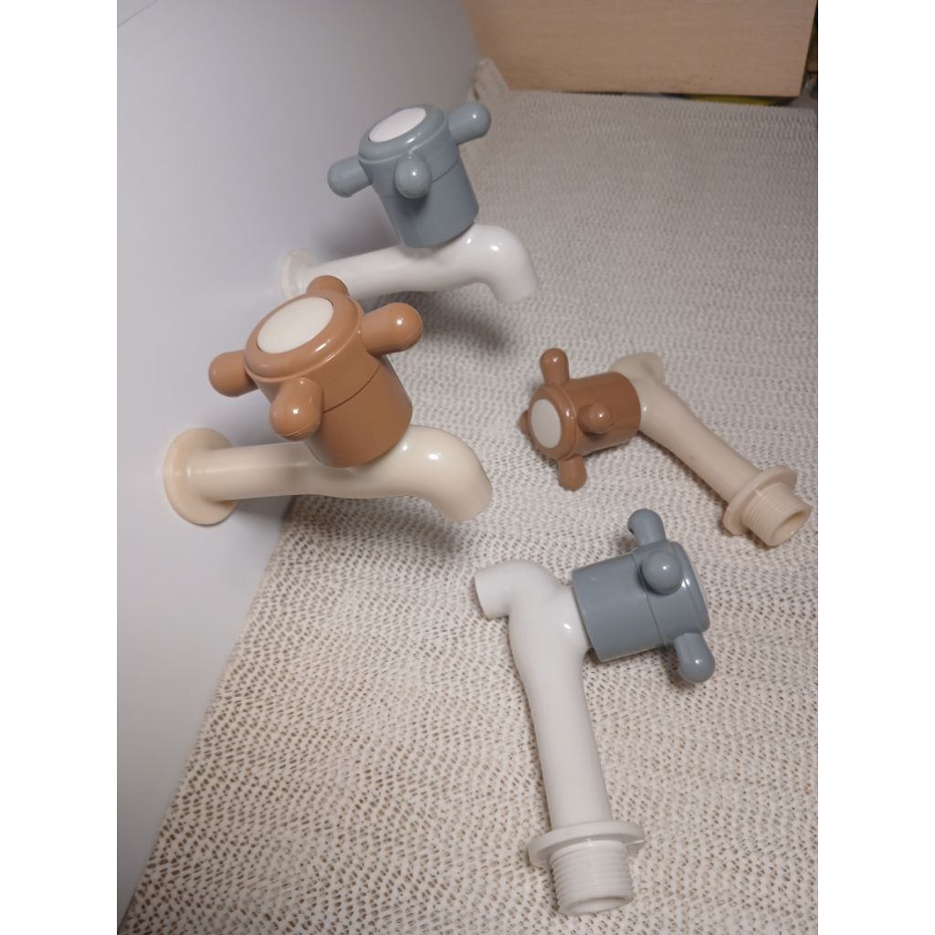 Kran Tembok Wudhu 3/4 inch Bahan Plastik