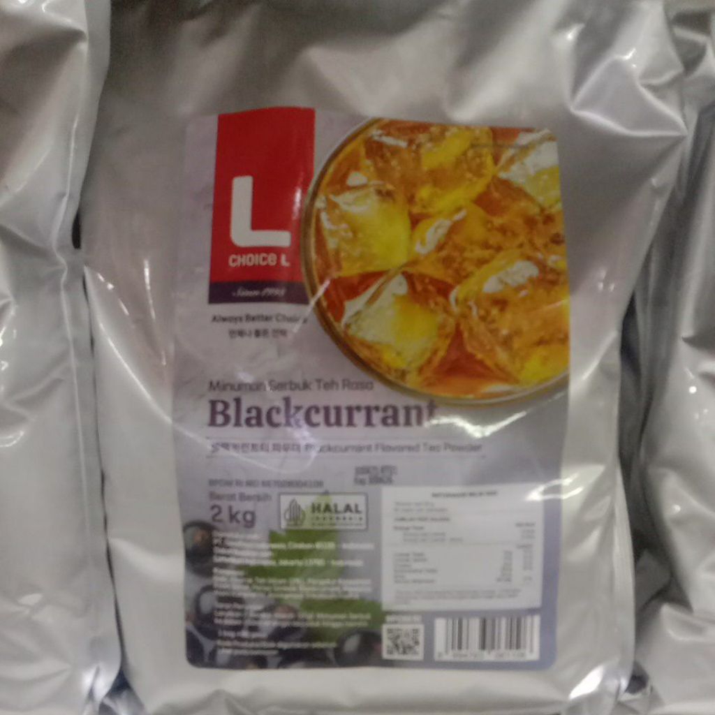 

Choice L Minuman Serbuk Teh Rasa Blackcurrant 2 kg