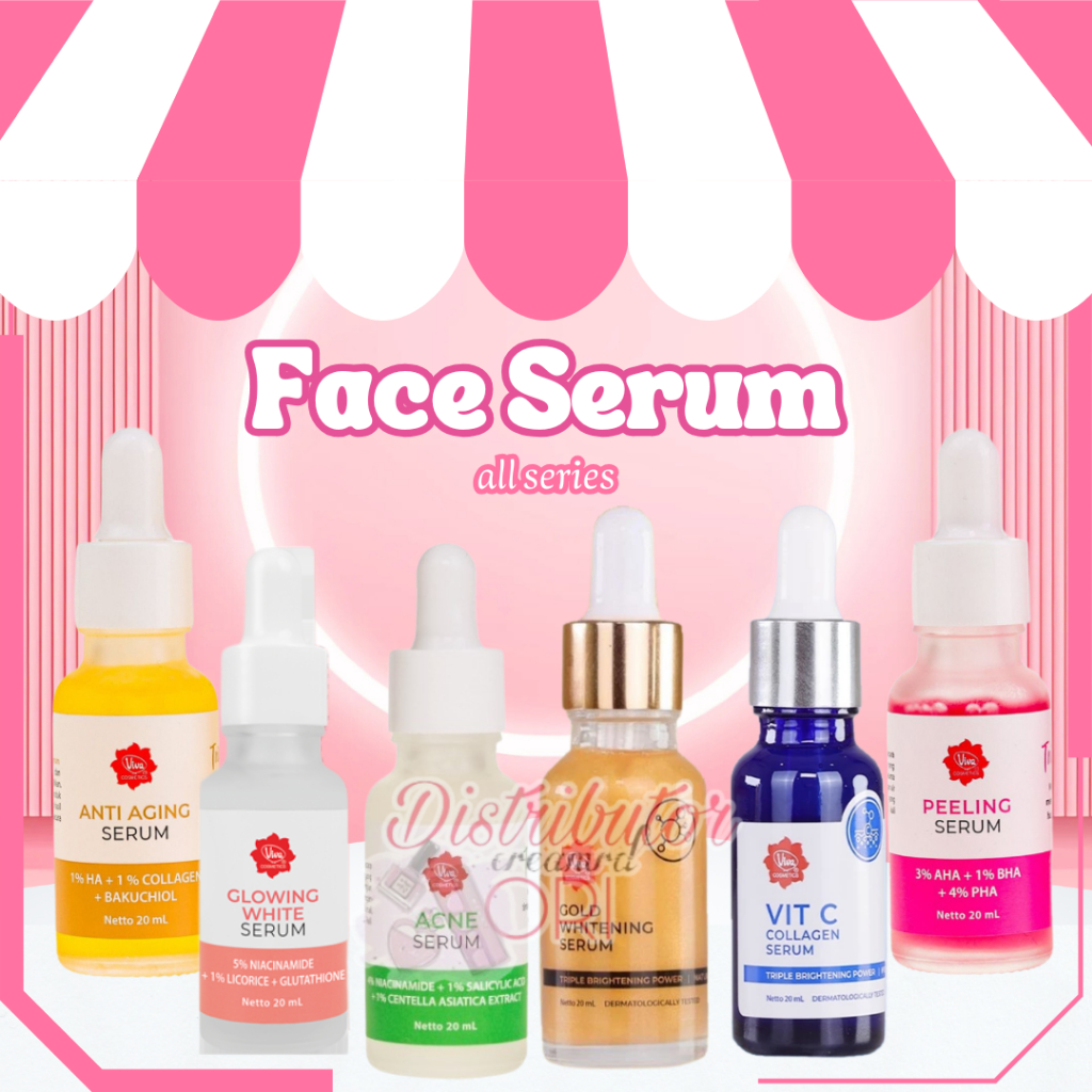 Viva Face Serum - Peeling Serum - Viva Glowing White Serum - Viva Anti Aging Serum - 20ml - Acne Ser