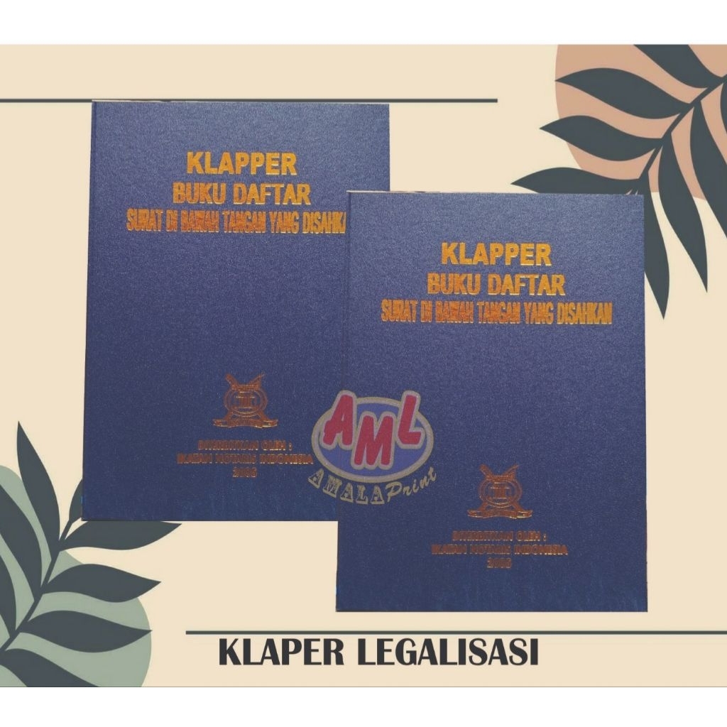 

Buku Klaper Legalisasi