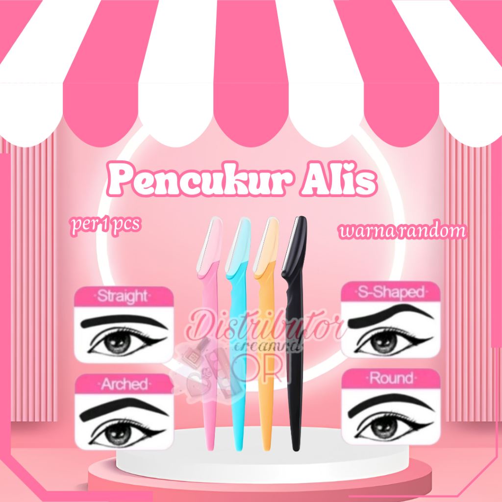 Pencukur Alis / cukur alis | aksesoris | cukur alis | warna warni ( RANDOM )