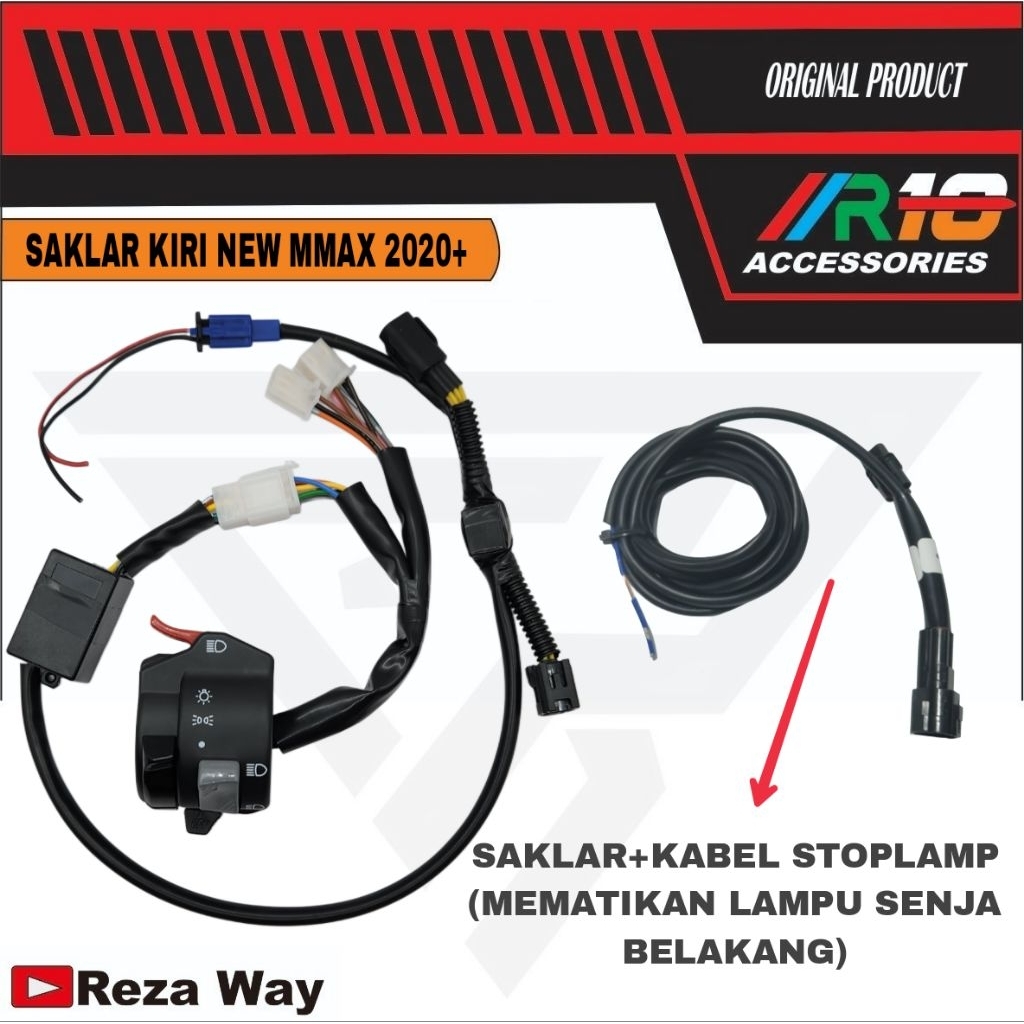 SAKLAR KIRI NEW NMAX 2020 FULL SET + KABEL STOPLAMP