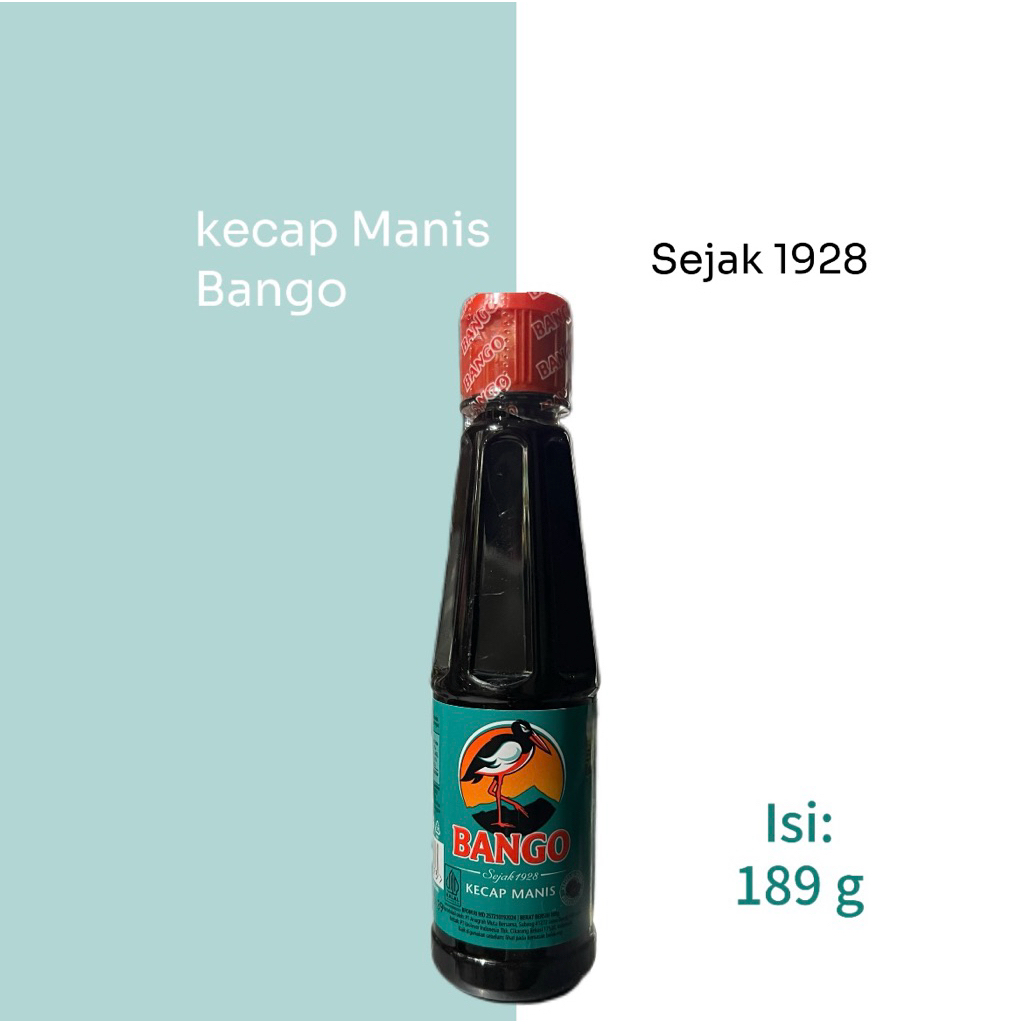 

Kecap Manis Bango kemasan botol 189 g