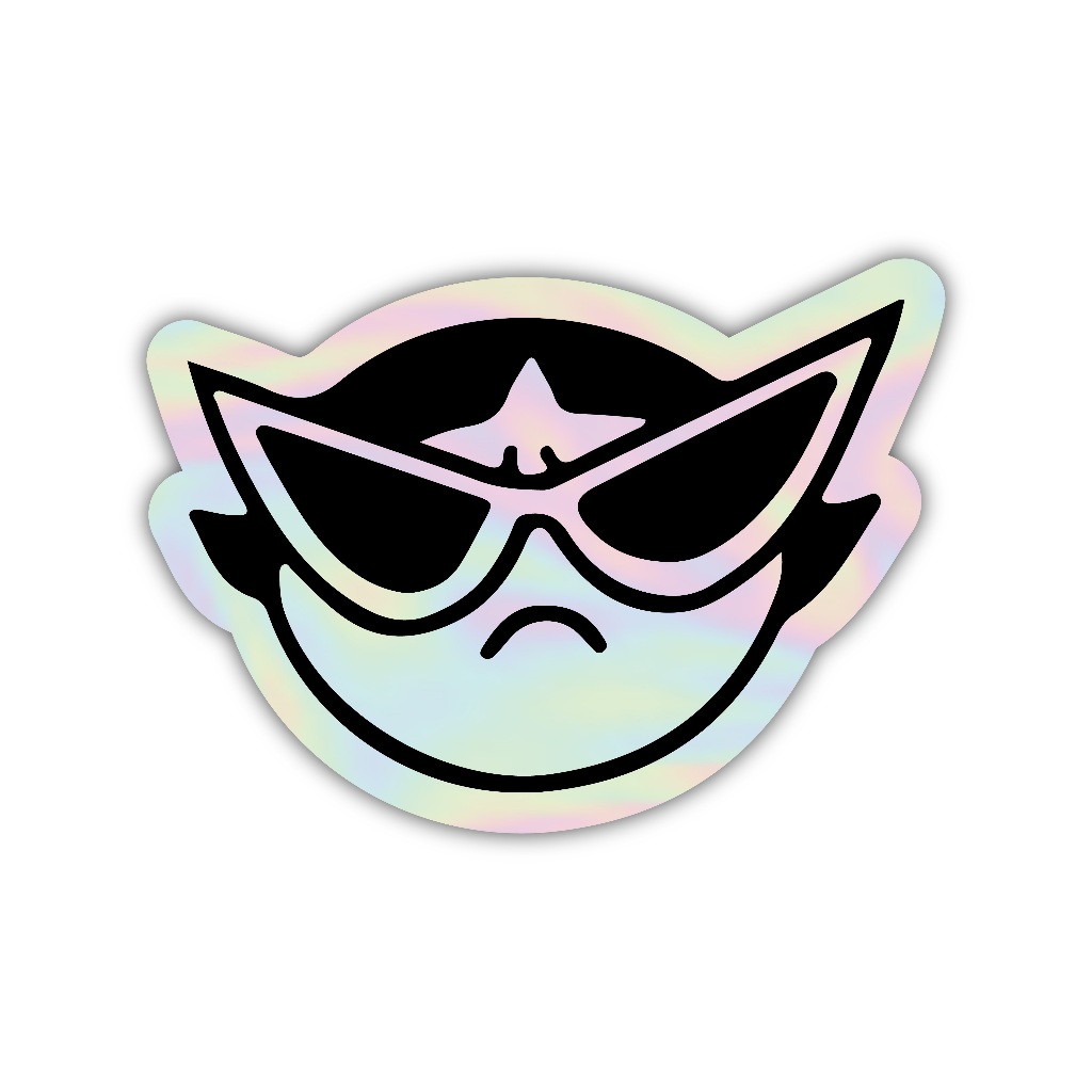 

Z308 sticker karakter kartoon aesthetic, stiker hologram satuan