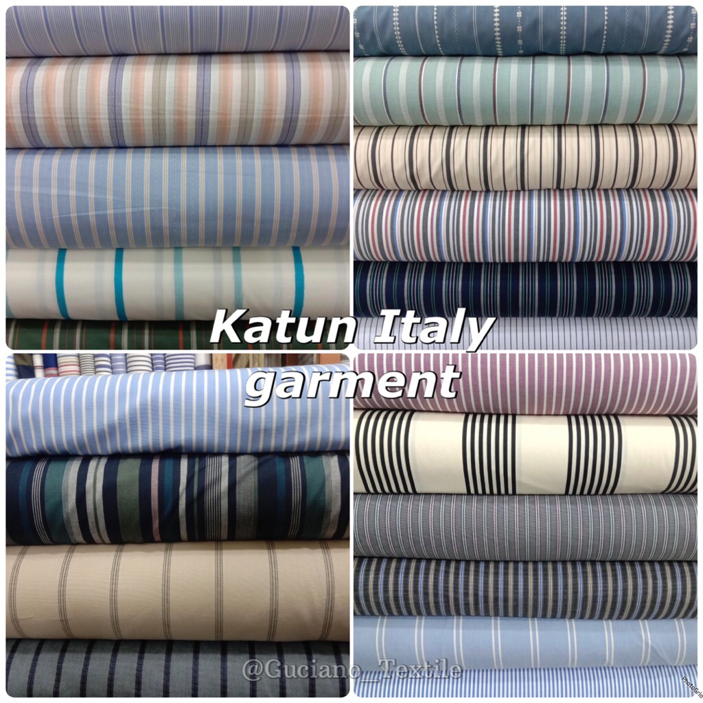 KATUN ITALY GARMENT/KATUN SALUR/BAHAN KEMEJA