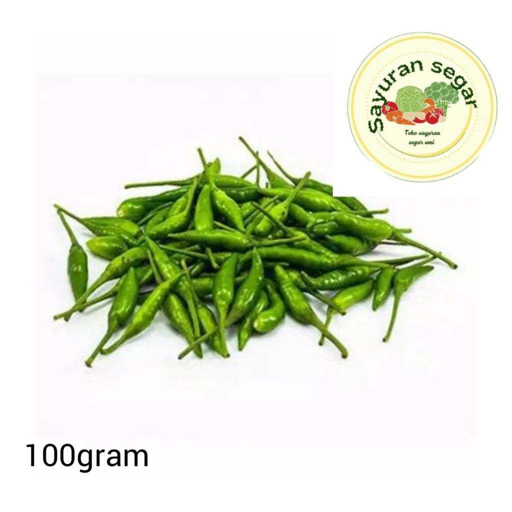 

cabai rawit hijau 100gram
