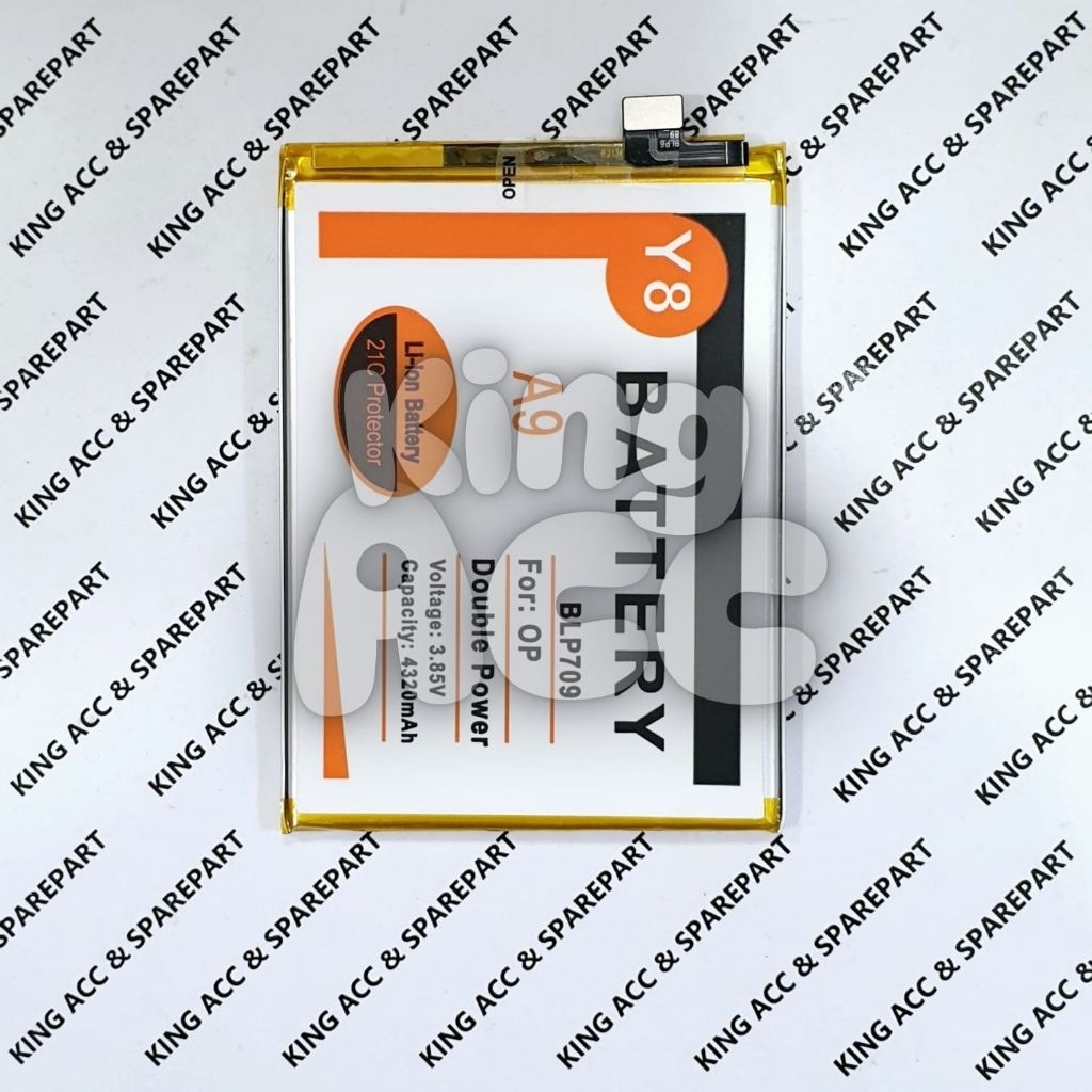 NEW Y8 BATERAI BATRE BATTERY OPPO A9 A9X BLP709 DOUBLE POWER Y8