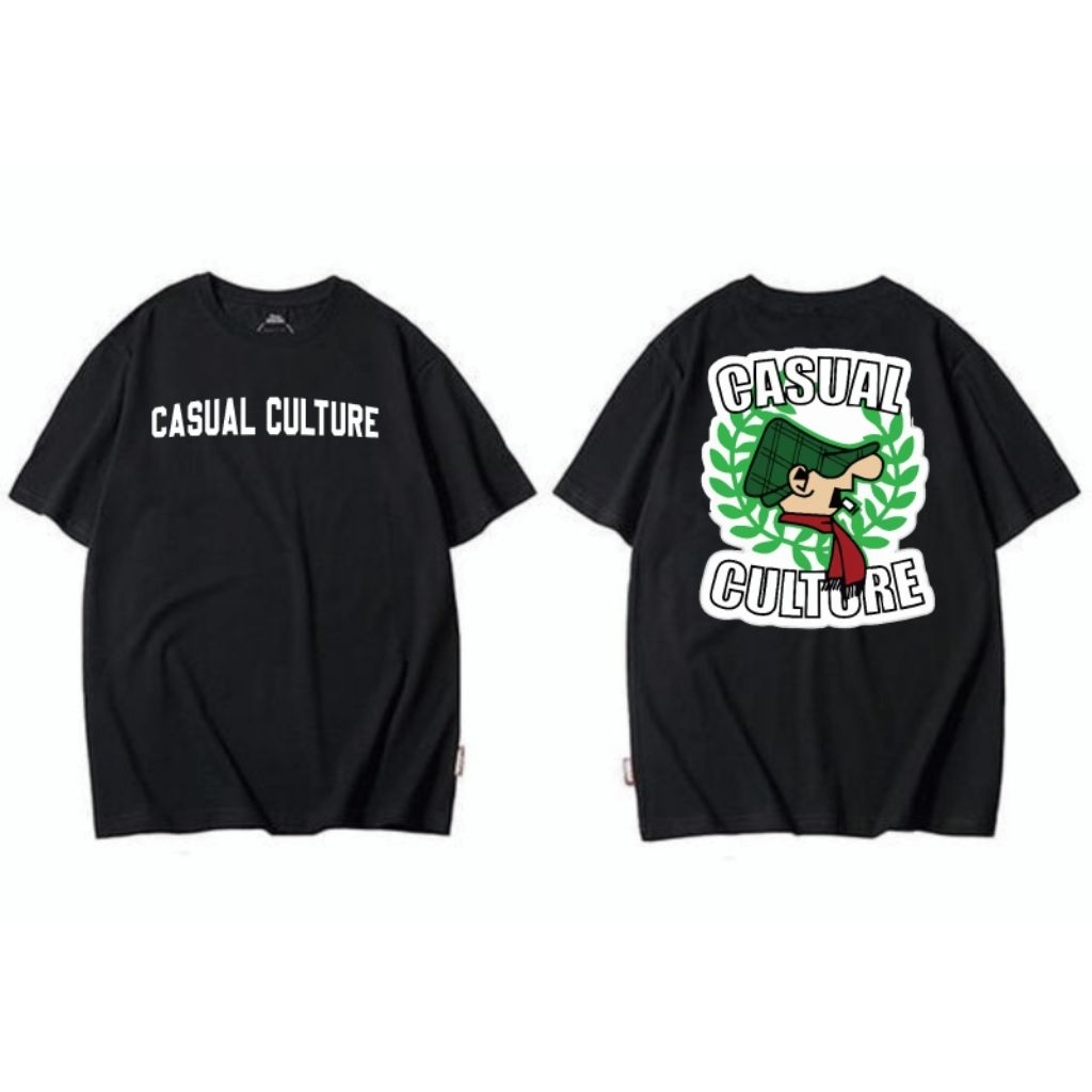 T-SHIRT CASUAL CULTURE FOOTBALL FANS INDONESIA TERBARU/KAOS DISTRO/NYAMAN/COMBED 30S