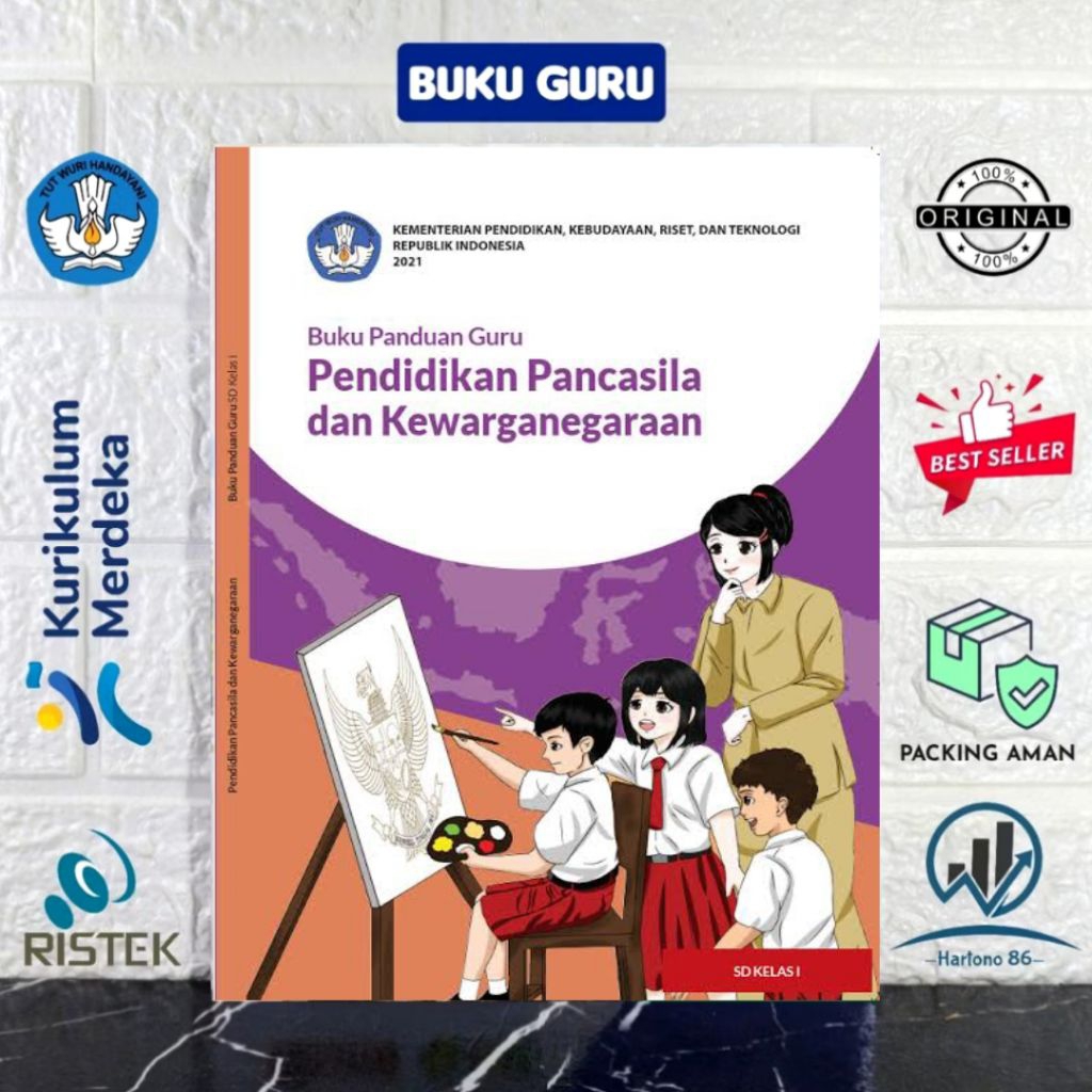 BUKU GURU PPKN SD/MI KELAS 1 KURIKULUM MERDEKA KEMENDIKBUDRISTEK
