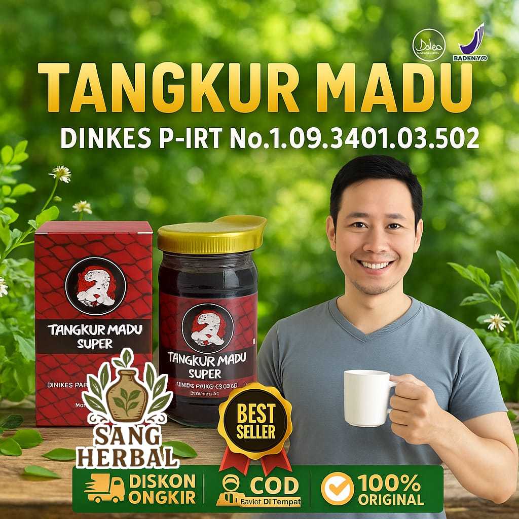

Madu Tangkur Super BPOM Suplemen Pria Terbaik Aman dan Alami